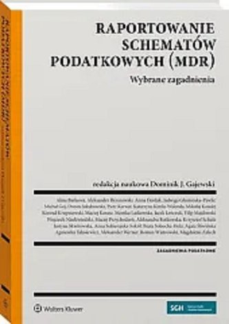 Raportowanie schematów podatkowych (MDR)