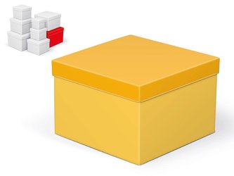 krabice dárková C-C002-H 22x22x15cm 5370793