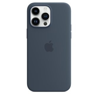 MPTQ3ZM/A Apple Silikonový Kryt vč. Magsafe pro iPhone 14 Pro Max Storm Blue (Pošk. Balení)