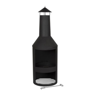 Zahradní krb  44,5X44,5X134cm