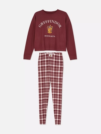 Pyžamo dámské kolejní - Nebelvír, Harry Potter Velikost: XL