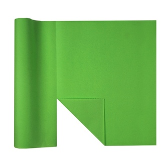 Stolová šerpa 40 cm x 4,5 m Airlaid - sv. zelená