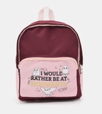 Batoh růžový dětský s Hedvikou, Harry Potter