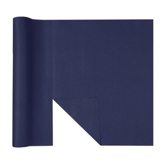 Stolová šerpa 40 cm x 4,5 m Airlaid - navy modrá