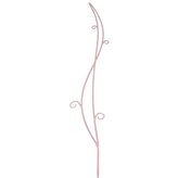 Tyčka plastová k rostlinám Scheurich - Melody pink clear 11 /085/