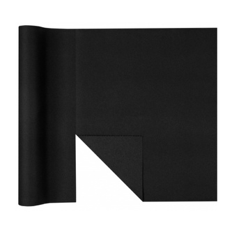 Stolová šerpa 40 cm x 4,5 m Airlaid - černá