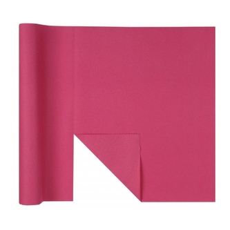 Stolová šerpa 40 cm x 4,5 m Airlaid - tm. růžová