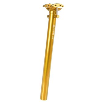 sedlovka 27.2 x 350mm M-Wave Al zlato-oranžová