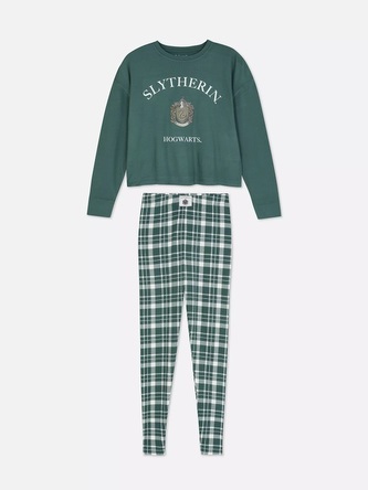 Pyžamo dámské kolejní - Zmijozel, Harry Potter Velikost: S