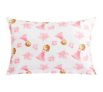 Povláček bavlna - Princezna růžová - 40x60cm na zip ( pouze povlak )