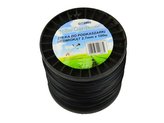 Struna do sekačky černá, 2,7mm, 100m, sedmihran, nylon / Prasklý plast, struna v pořádku GEKO