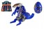 Dinosaurus/robot skládací vejce plast 11cm ve fólii 4 barvy (1 ks)