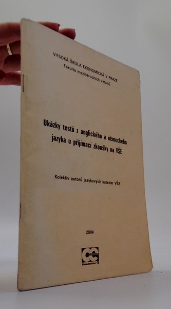 Ukázky testů z anglického a německého jazyka u přijímací zkoušky