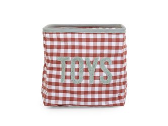 Koš na hračky 30x30x30 cm Vichy Terracotta