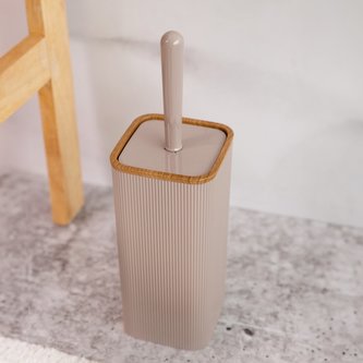 WC štětka | DIALL | béžová | 10,5x10,5x33,5 cm | 860107 Homla