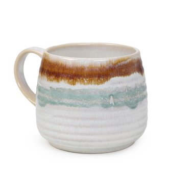 Hrnek | SANDY | zeleno-hnědý | 0,5 l | 886381 Homla