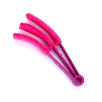 Kartáč/čistič na žaluzie Microfiber, 22 cm Růžová