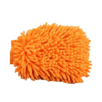 Mycí rukavice 2v1 Microfiber Comfort, 20 x 13cm Oranžová