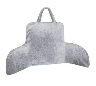 Polštář - opěrka na čtení - šedá melír - 50x100 cm