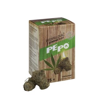 Pe-Po Podpalovač z konopné vlny 15 ks