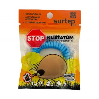 Stop klíšťatům – silikonový náramek  Mix barev