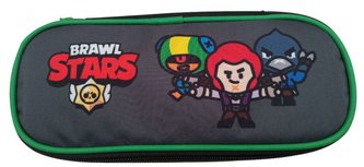 Školní penál na psací potřeby Brawl Star: Logo & Postavy (25 x 10 x 5 cm)