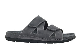 Scholl Pánské zdravotní pantofle ABERDEEN 2 STRAPS MAN antracitová 45