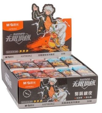 Gumka do ołówka Skateboard (30szt) M&G;