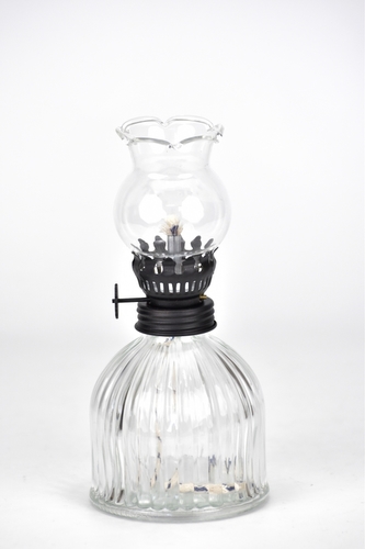 Petrolejová lampa Candy čirá 17x8 cm