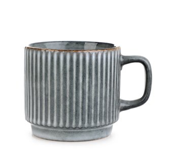 Hrnek | LABARRO | žebrovaný šedý | 0,25 l | 869070 Homla