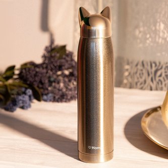 Termoska | FOXY | zlatá s ušima | 0,32 l | 950258 Homla