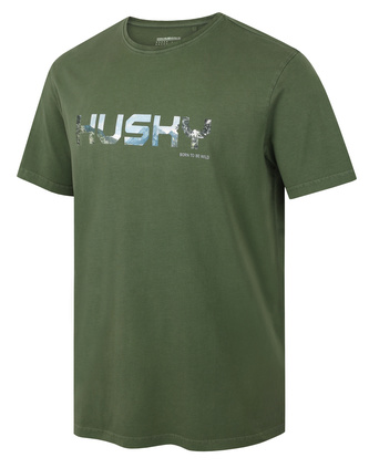 Pánské bavlněné triko Tee Wild M khaki - XXXL