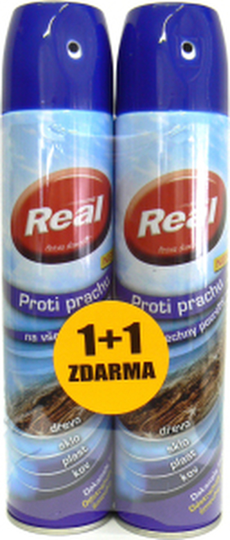 Real sprej proti prachu, 2 × 300 ml