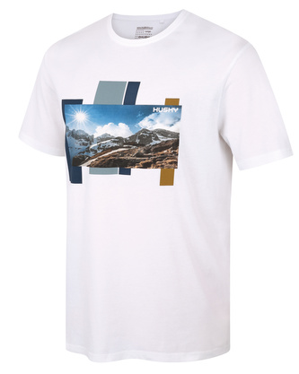 Pánské bavlněné triko Tee Skyline M white - XXL