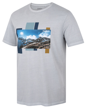 Pánské bavlněné triko Tee Skyline M light grey - S