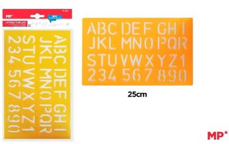 Szablon do rysowania liter 25cm