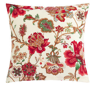 Polštářek EMA - Květ červená - 45x45 cm