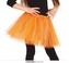 Dětská tylová sukně Tutu oranžová s flitry 30 cm