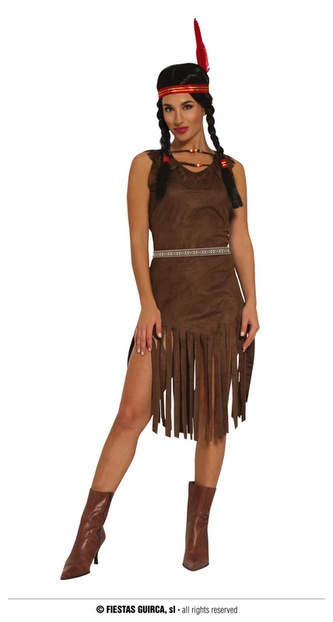 Indiánka - kostým pro dospělé S 36/38