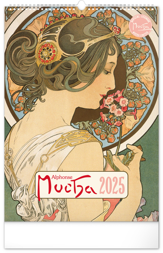 Alfons Mucha 2025 - kalendarz ścienny