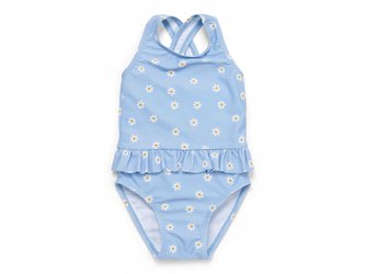 Plavky bez rukávů Daisies Blue vel. 86/92
