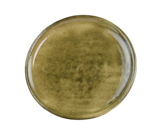 Keramický metalický podtácek pod kalabasu - světlý