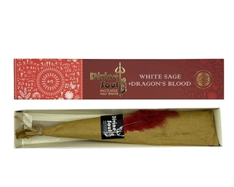 Indické vonné tyčinky Divine Soul White sage, Dragon blood