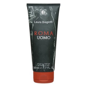 Sprchový gel Roma Uomo od značky Laura Biagiotti. Vámi vybrané balení má objem 200 ml.