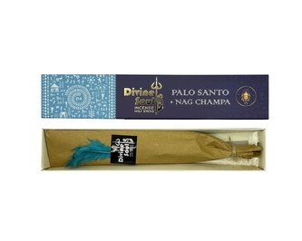 Indické vonné tyčinky Divine Soul Palo santo, Nag Champa
