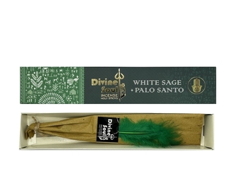 Indické vonné tyčinky Divine Soul White sage, Palo santo