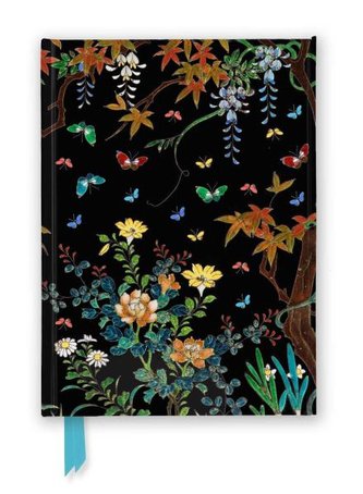 Zápisník Flame Tree. Ashmolean Museum: Cloisonné Casket with Flowers and Butterflies