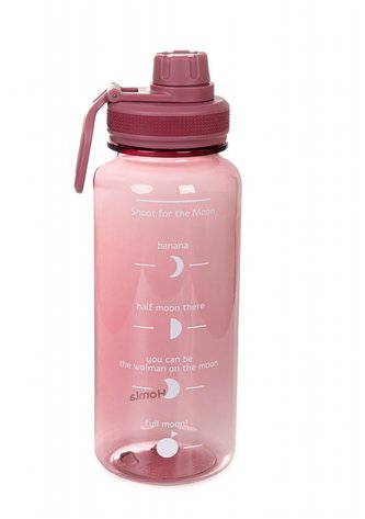 Plastová láhev | LUNARE | s odměrkou růžová | 0,95 l | 850702 Homla
