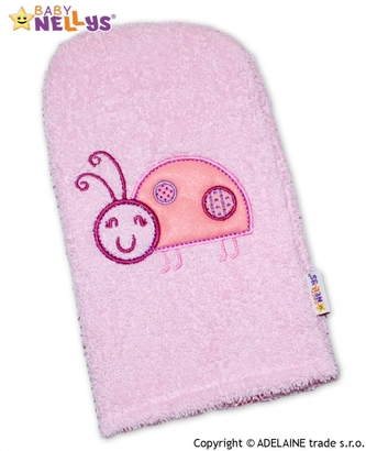 Žínka froté Baby Nellys  BERUŠKA - sv.růžová