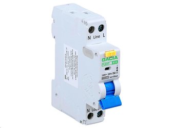 Proudový chránič VCX GACIA PL8HT typ A /B10A/30mA/1P+N/6kA (s nadproudovou ochranou RCBO)